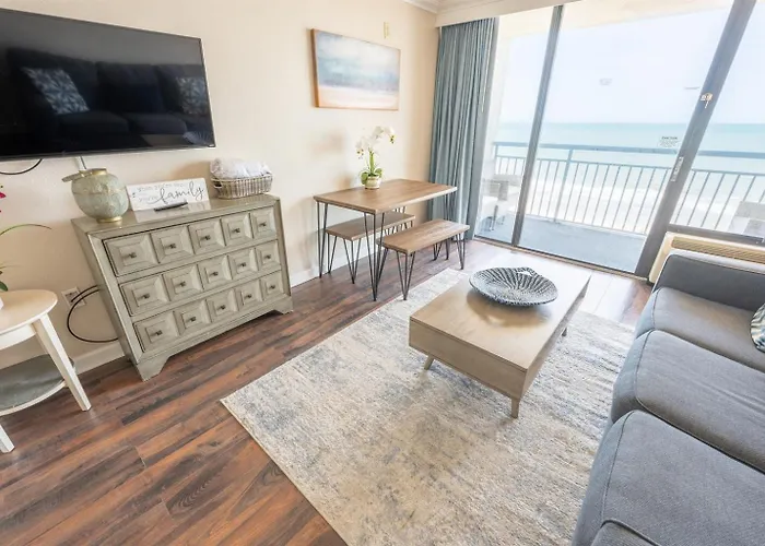 Oceanfront Remodeled Condo With Pools, Coral Beach
